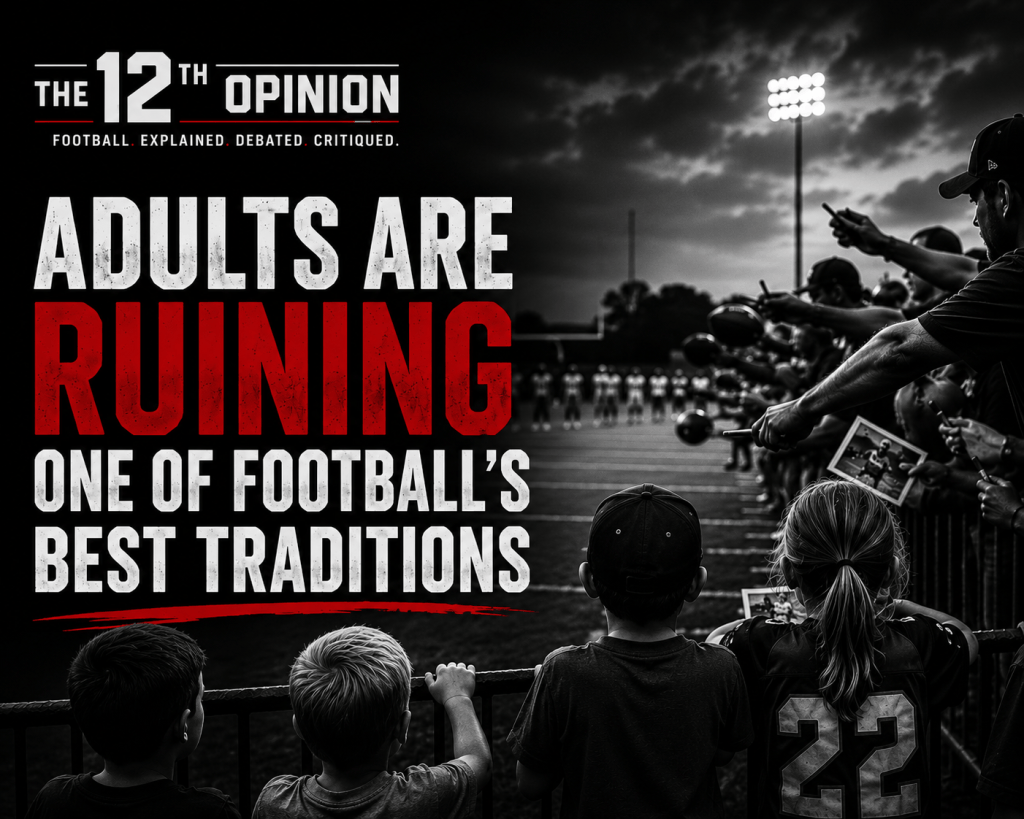 Adults Are Ruining One of Football’s Best&nbsp;Traditions